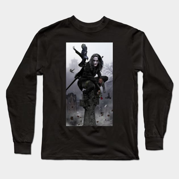 The Crow Long Sleeve T-Shirt by uncannyknack